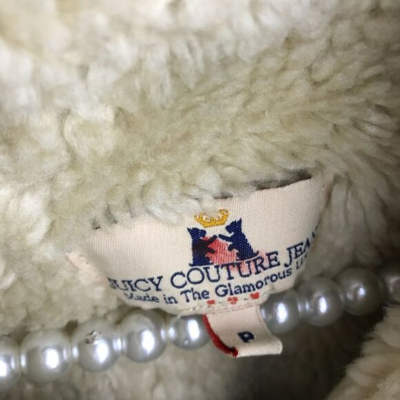 Juicy couture sherpa lined denim jacket - Picture 7 of 8